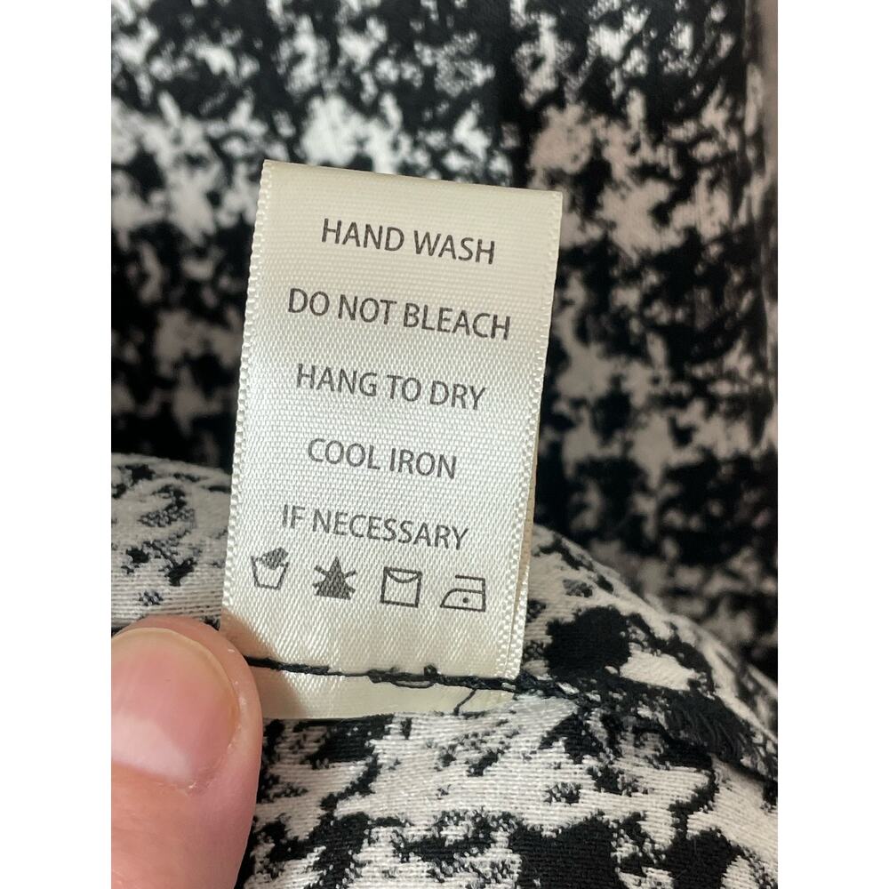 Max Studio Long Blazer Duster Jacket Houndstooth … - image 6